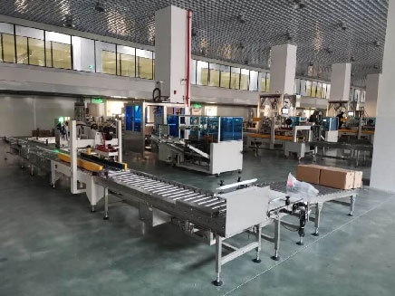 速凍水餃包裝機(jī)客戶現(xiàn)場(chǎng)